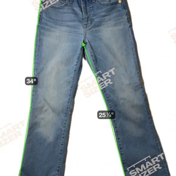 Madewell Women's Boot Cut Jeans in Light Blue - Picture 6 of 7